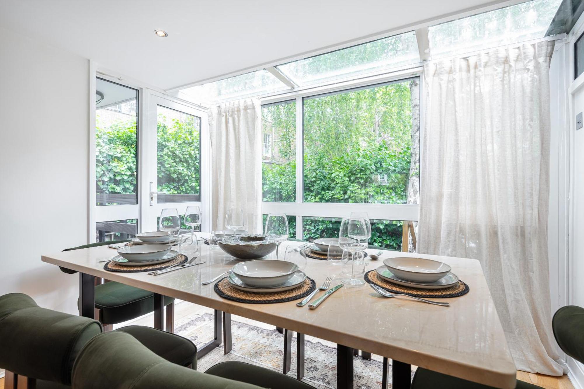Rare 4Beds Townhouse In Kensington With Patio Villa London Ngoại thất bức ảnh